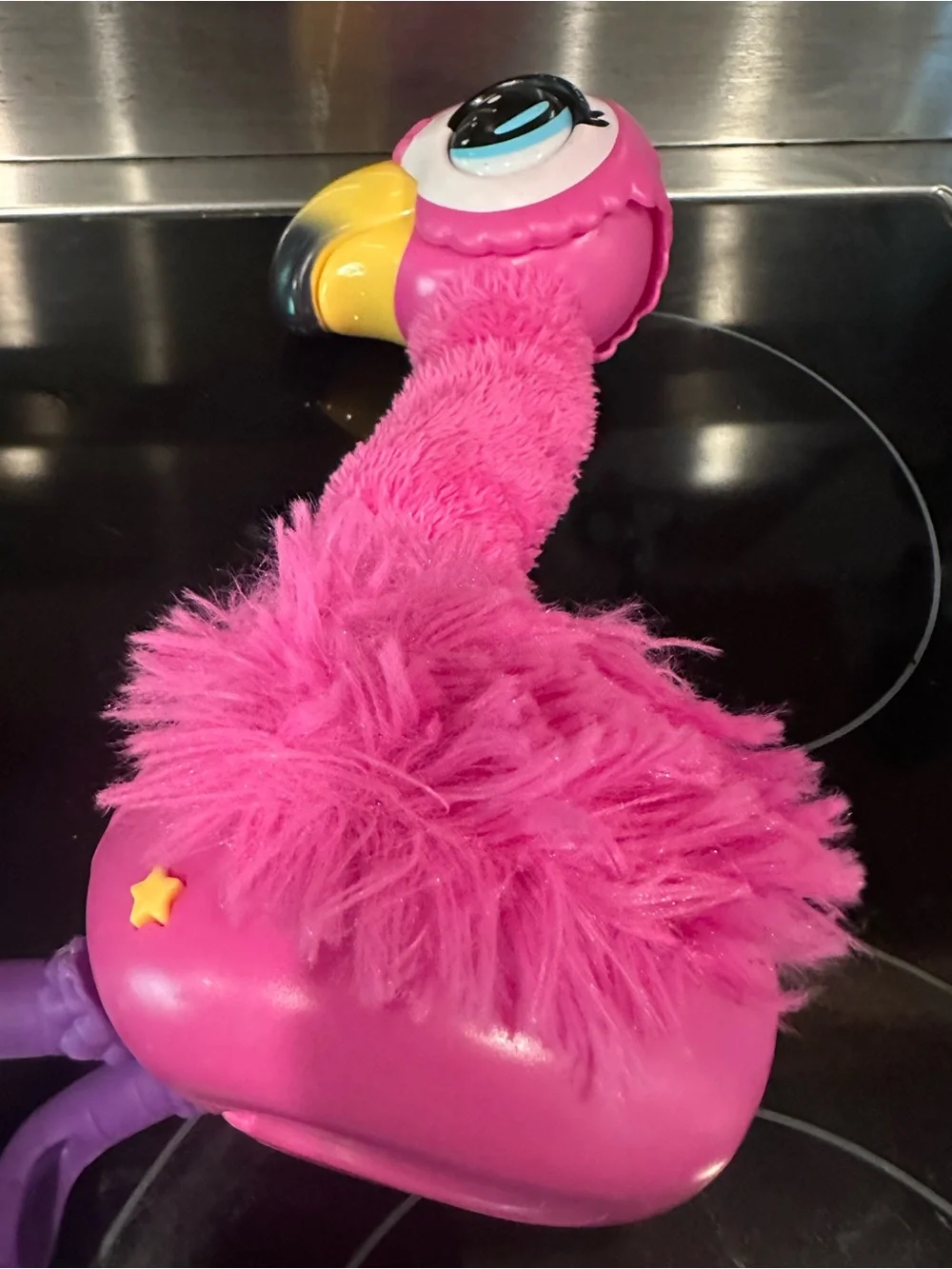 Little Live Pets Pink Gotta Go Flamingo Interactive Toy Plush Electronic TESTED